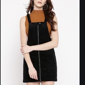 F21 Corduroy Overall Dress